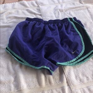 Nike dry fit shorts, Purple. size MED. mild wear.